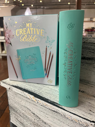 Christian Art Gifts ESV My Creative Bible for Girls HC Teal