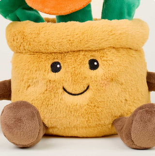 Warmies Orange Flower Pot