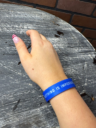 Nothing Is Impossible Bible Verse Bracelet