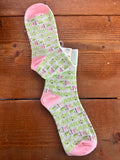 World's Softest Socks Mini Crew I Heart Gardening Socks