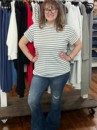 Heimish Chambray Mellow Morning Top - Plus Sizes
