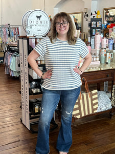 Heimish Chambray Mellow Morning Top - Plus Sizes