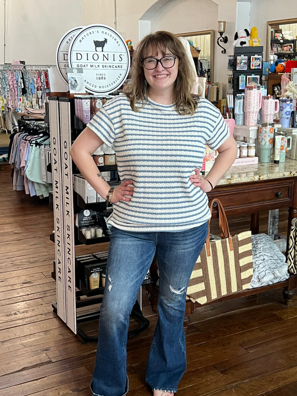 Heimish Chambray Mellow Morning Top - Plus Sizes