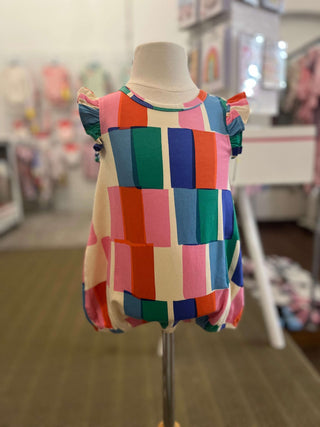 Tea Collection  Copacabana Flutter Baby Romper