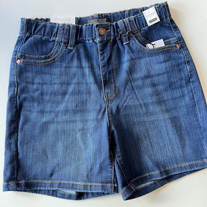 Judy Blue HW Elastic Waist Mid Length Shorts