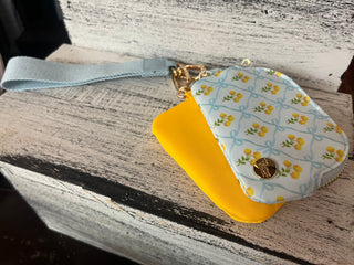 The Darling Effect Marigold Lane Blue Duo Wristlet