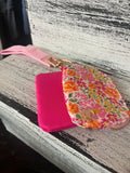 The Darling Effect Secret Garden Pink Dynamic Duo Wristlet