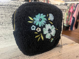 The Darling Effect Teddy Pouch Square Dainty Floral Navy