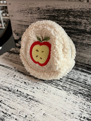 The Darling Effect Teddy Pouch - Circle Apple