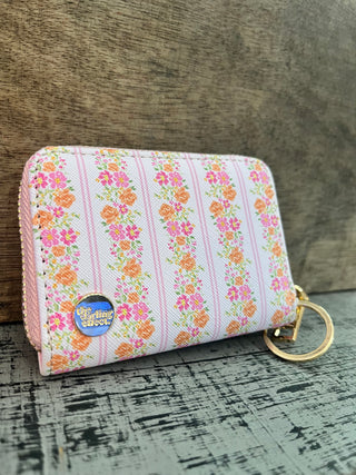 Darling Effect Petal Parade Pink Zip Around Wallet