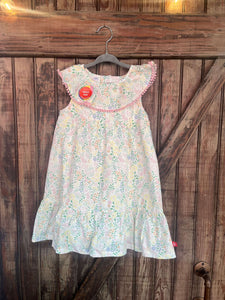 Magnetic Me Hoppy Garden Cotton Dress & Diaper Cover Set