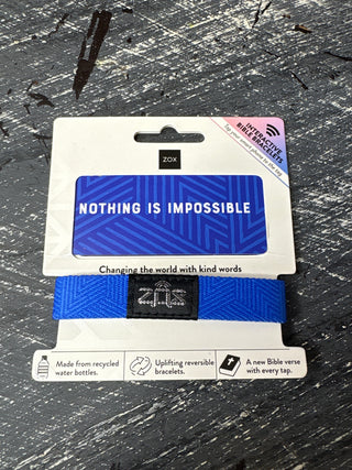 Nothing Is Impossible Bible Verse Bracelet