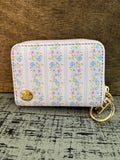 Darling Effect Petal Parade Blue Zip Around Wallet