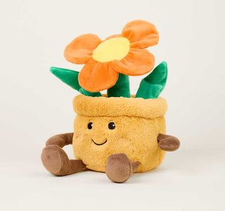 Warmies Orange Flower Pot