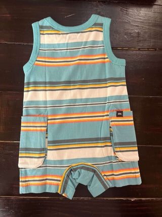 TEA Collection Patina Cargo Pocket Tank Baby Romper