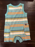 TEA Collection Patina Cargo Pocket Tank Baby Romper