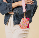 The Darling Effect Secret Garden Pink Dynamic Duo Wristlet