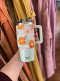 Darling Effect 20oz Lifestyle Flip Straw Tumbler Bouquet Beauty Sage