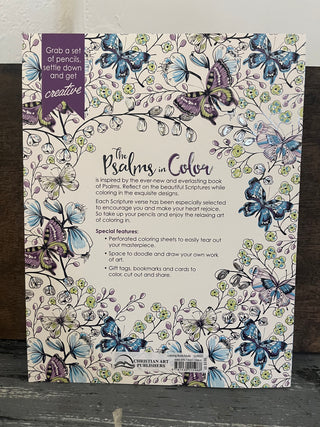 Christian Art Gifts Coloring Book The Psalms in Color