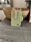 Darling Effect Sage Woven Keychain Wallet