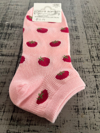 World's Softest Socks Garden Low Tomato Socks