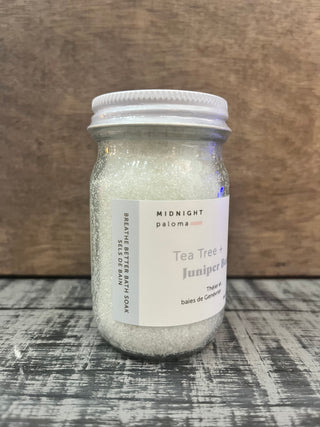 Midnight Paloma Tea Tree + Juniper 4oz Bath Soak