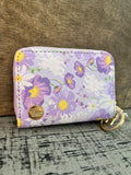Darling Effect Bouquet Beauty Purple  Zip Around Wallet