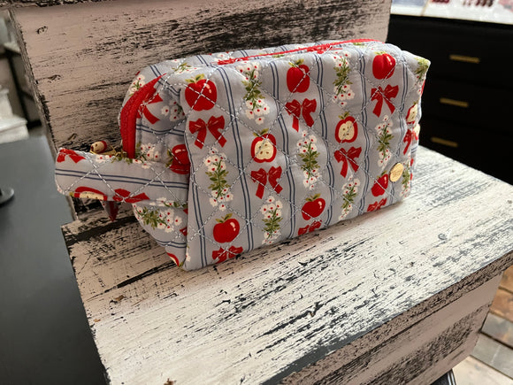 The Darling Effect Essentials Quilted Cosmetic Pouch - Oh So Orchard