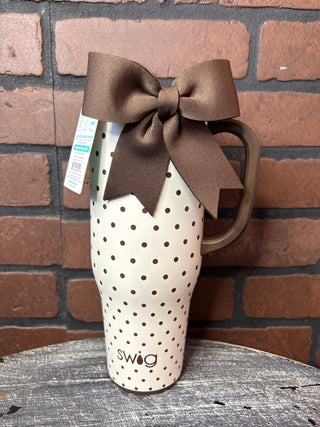 Swig Mocha Dots Mega Mug 40oz