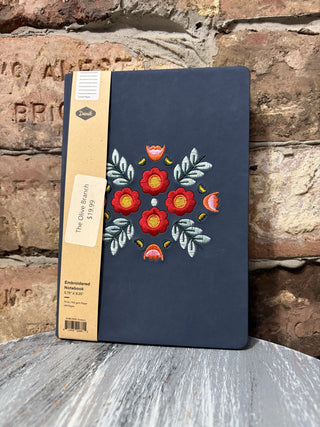 Denik Samantha and Evelynn Embroidered Notebook