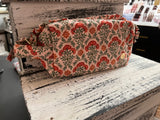 The Darling Effect Essentials Quilted Cosmetic Pouch Everbloom Dusty Rose