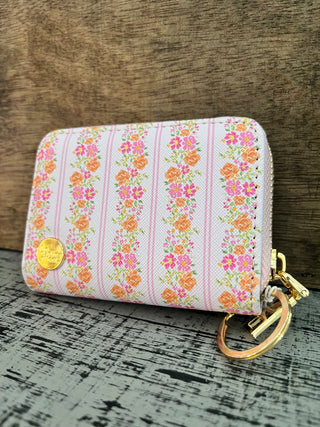 Darling Effect Petal Parade Pink Zip Around Wallet