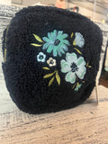 The Darling Effect Teddy Pouch Square Dainty Floral Navy