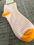 World's Softest Socks Garden Mini Crew Rose Stripe Socks