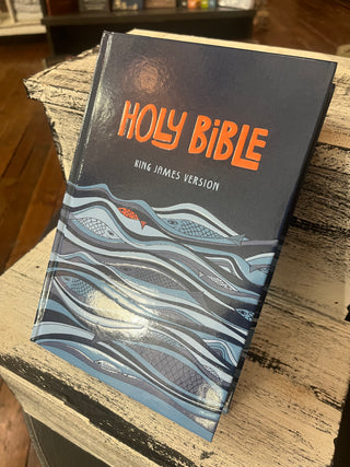 Christian Art Gifts KJV Bible Kid's Edition Blue