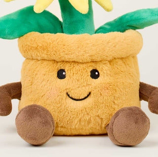 Warmies Yellow Flower Pot