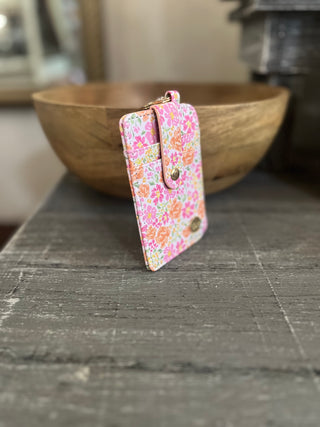 Darling Effect Secret Garden Blue Keychain Wallet