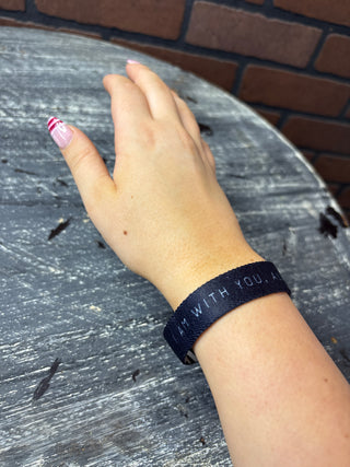 I Am With You, Always Bible Verse Bracelet