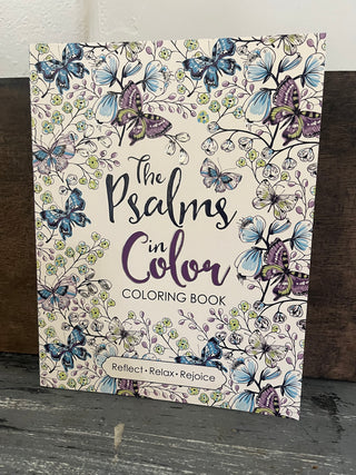 Christian Art Gifts Coloring Book The Psalms in Color