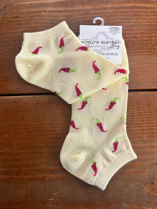 World's Softest Socks Garden Low Pepper Socks