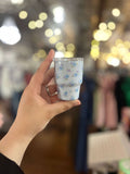 Darling Effect 2oz Tiny Tumbler Dainty Floral Blue