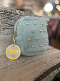 The Darling Effect Teddy Pouch Square Pearl Blue