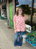 Blue Velvet Pink Chasing Stars Tee