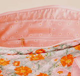 The Darling Effect The Everyday Quilted Tote Bag Bouquet Beauty Sage