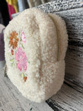 The Darling Effect Teddy Pouch Square Dainty Floral Pink