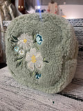The Darling Effect Teddy Pouch Square Dainty Floral Sage