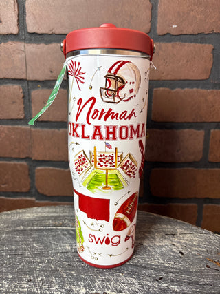 Swig Tailgates in Norman Leakproof To-Go Tumbler 30oz