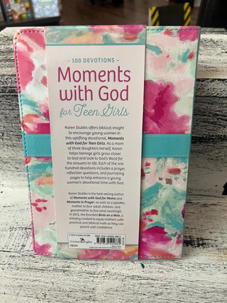 Christian Art Gifts Devotional Moments with God for Teen Girls
