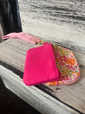 The Darling Effect Secret Garden Pink Dynamic Duo Wristlet