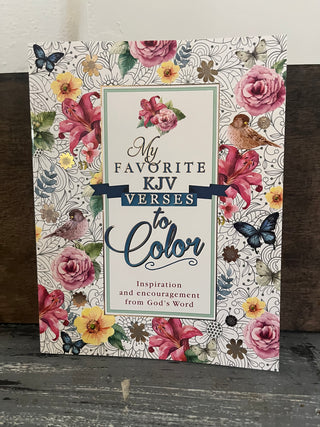 Christian Art Gifts Coloring Book My Favorite KJV Verses
